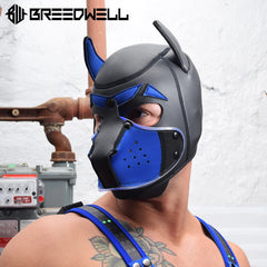 BREEDWELL Neopreno POUNDTOWN GLOW Capucha para Cachorros - Azul