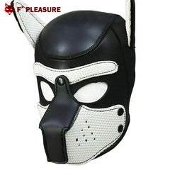 Neoprene Puppy Hood - White