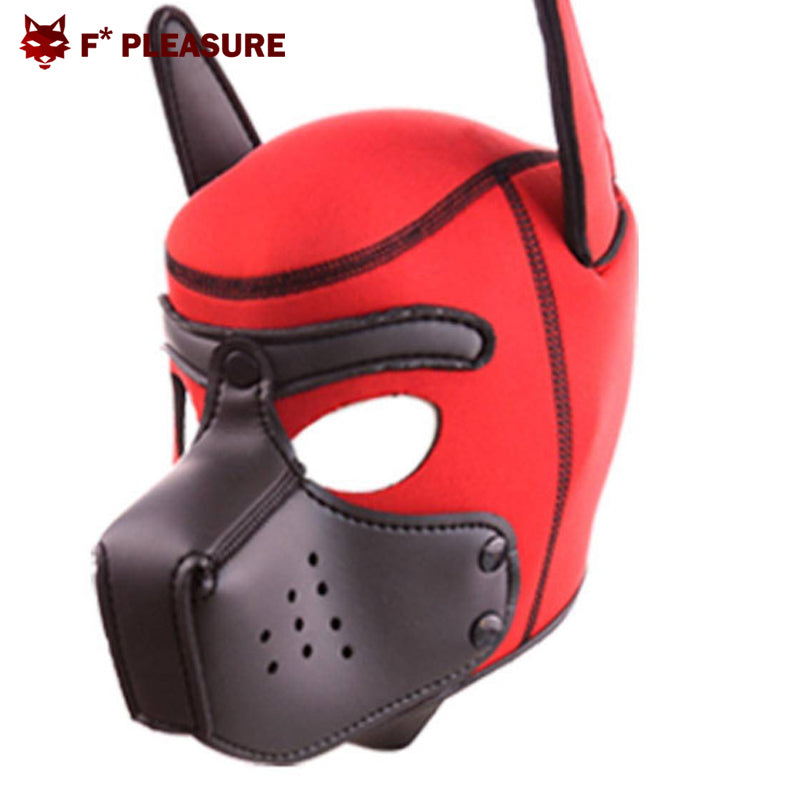 Neoprene Puppy Hood - Red