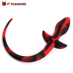 F* Pleasure Silicone Dog Tail Black Red