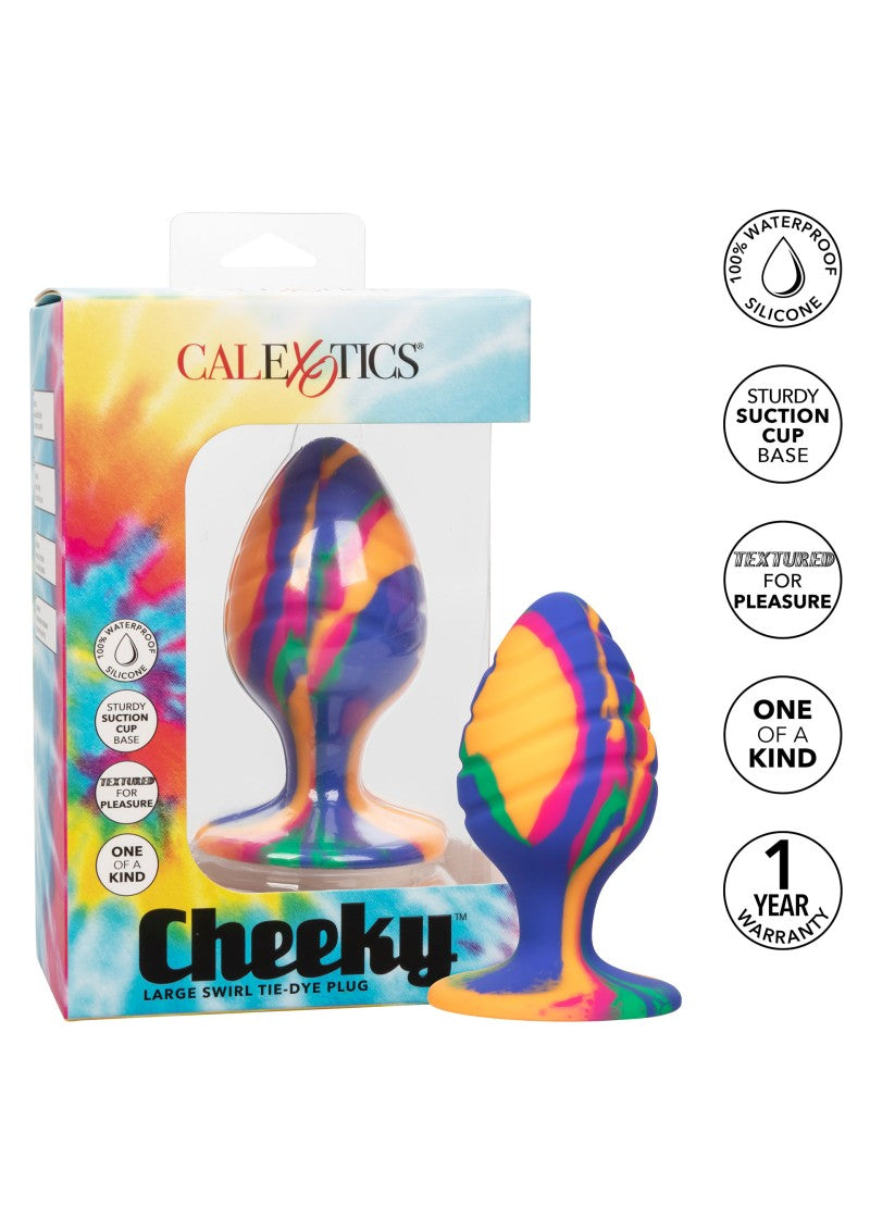 CalExotics - Cheeky Large Swirl Butt Plug