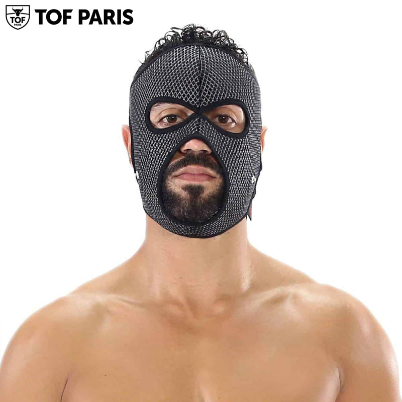 TOF Paris - 3D Fetish Mask - Black/Silver