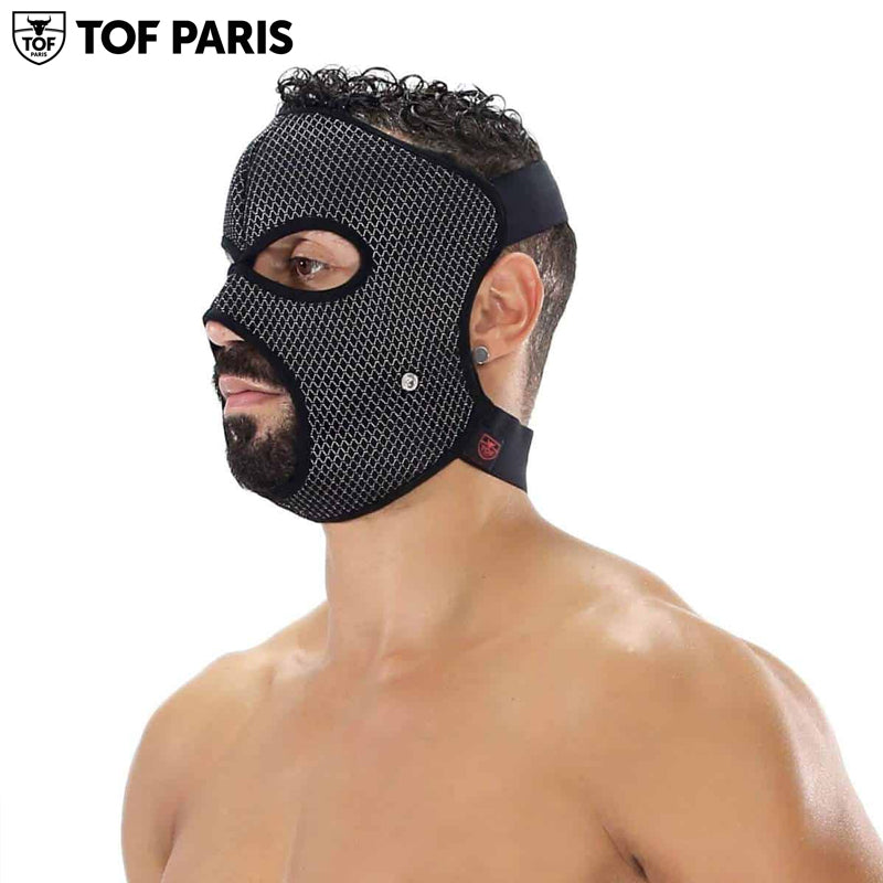 TOF Paris - 3D Fetish Mask - Black/Silver