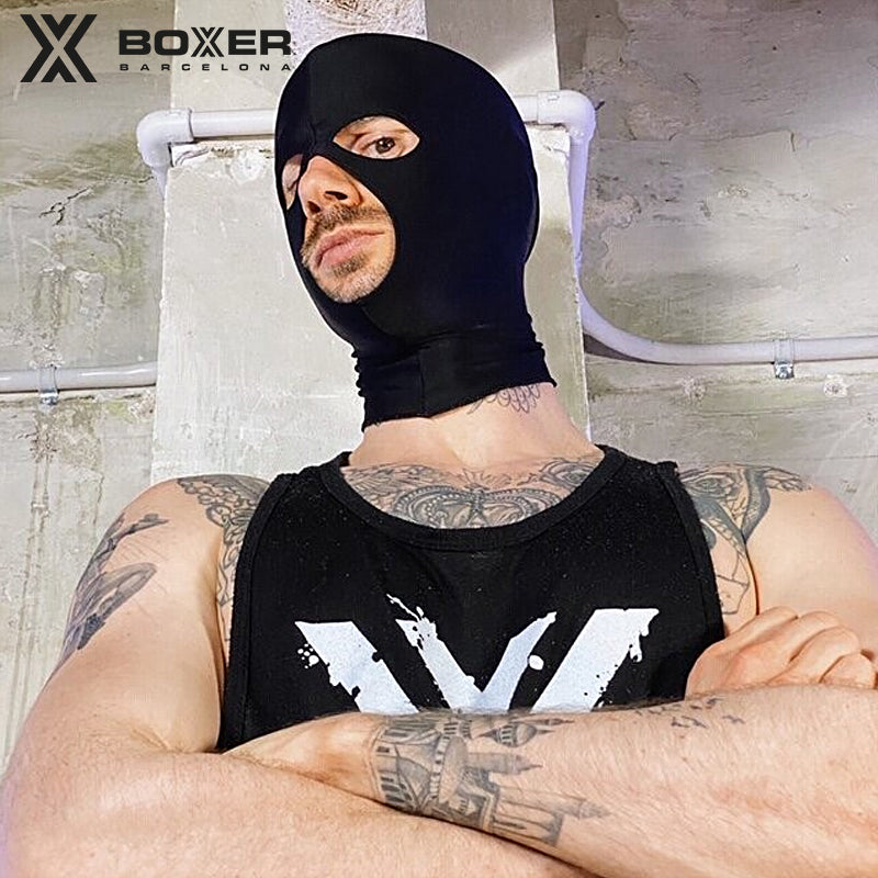 BOXER - Lycra Gimp Mask - Cocksucker & Eye Holes