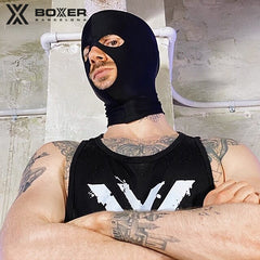 BOXER - Lycra Gimp Mask - Cocksucker & Eye Holes