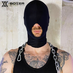 BOXER - Lycra Gimp Mask - Cocksucker & No Eye Holes