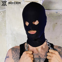 BOXER - Lycra Gimp Mask - Mouth & Eyes