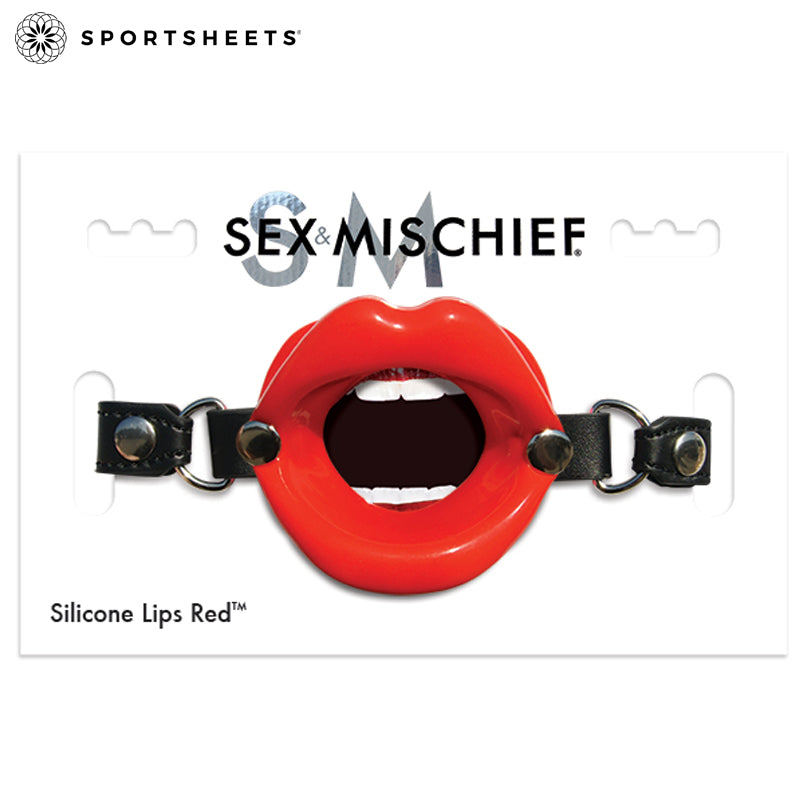 Sportsheets - Sex & Mischief Silicone Lips Red