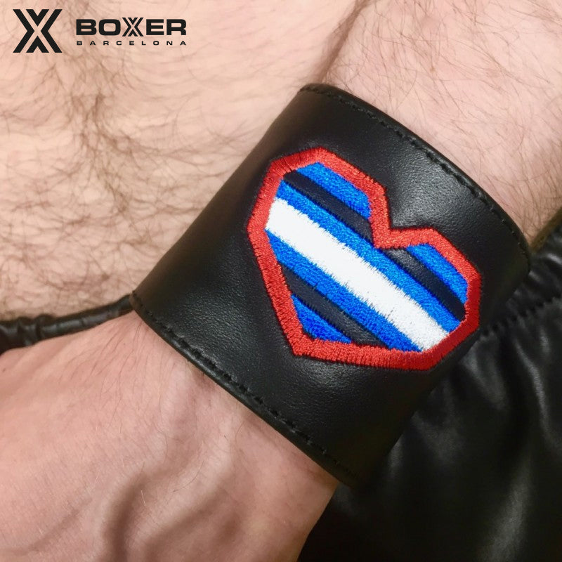 Pulsera de Cuero BOXER - Bandera de Cuero