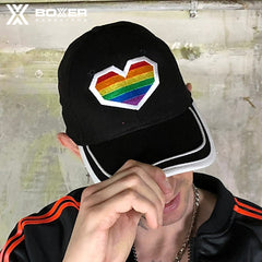 BOXER - X- Baseball Cap - Rainbow