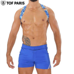 TOF Paris - Party Boy Elastic Harness - Blue Camo