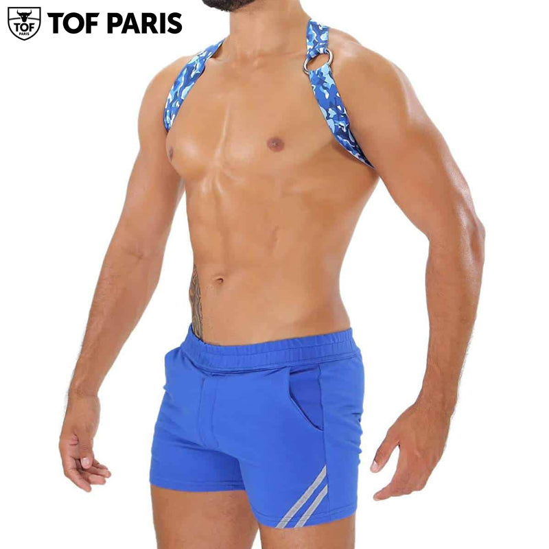 TOF Paris - Party Boy Elastic Harness - Blue Camo