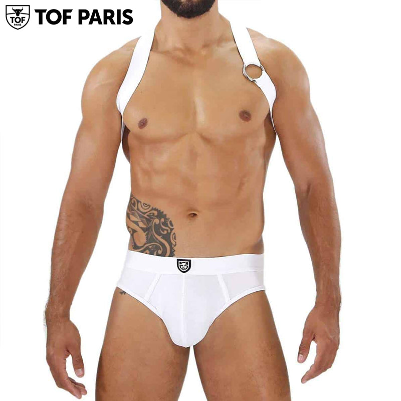 TOF Paris - Party Boy Elastic Harness - White