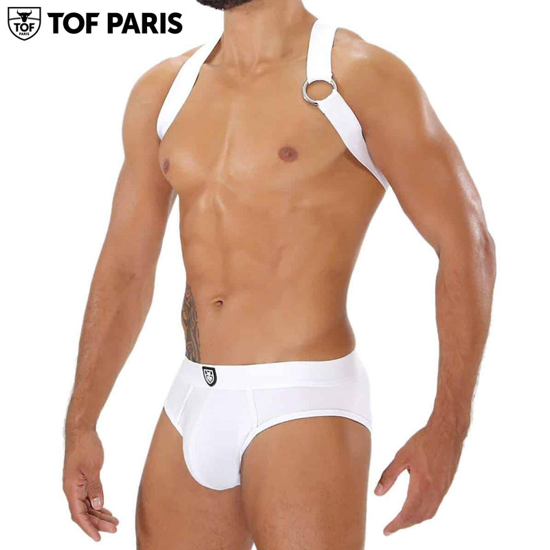 TOF Paris - Party Boy Elastic Harness - White