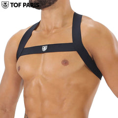 TOF Paris - Fetish Elastic Harness - Black