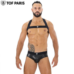 TOF Paris - Fetish Elastic Harness - Black