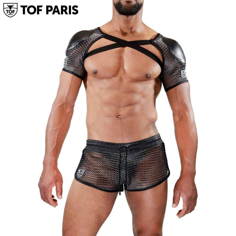 TOF Paris - Roman Shoulder Harness - Black-Silver