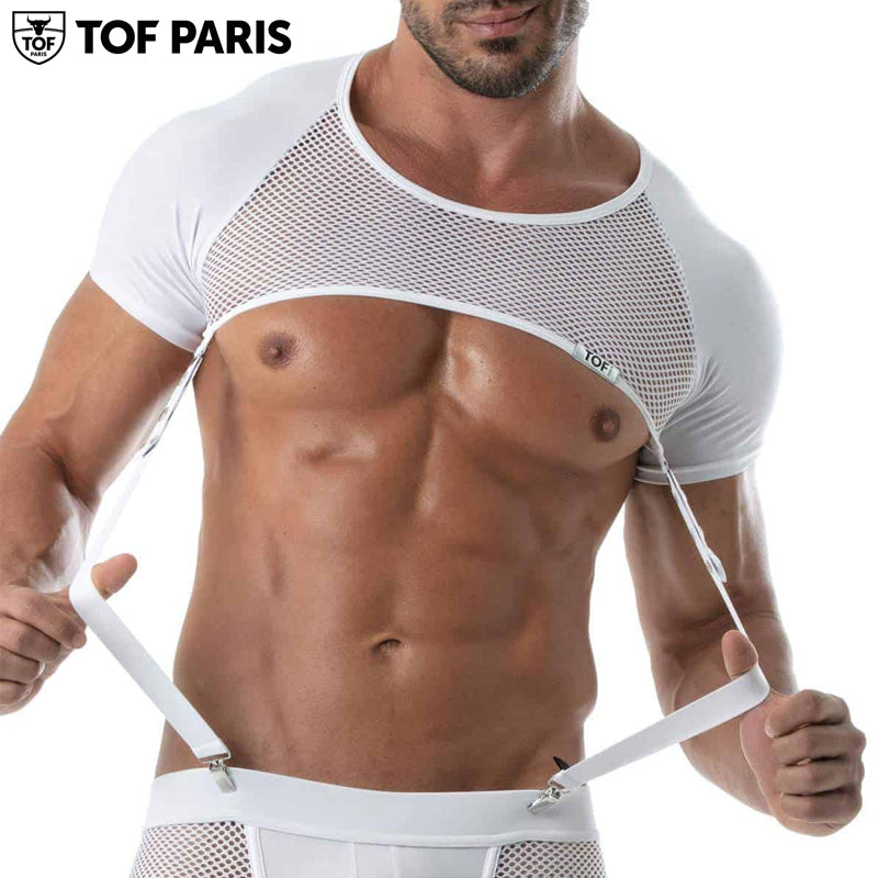 TOF Paris - Arnés completo Circuit Mesh - Blanco