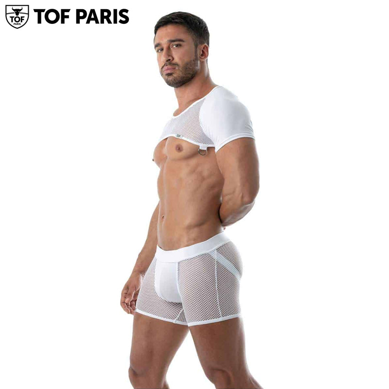 TOF Paris - Arnés completo Circuit Mesh - Blanco