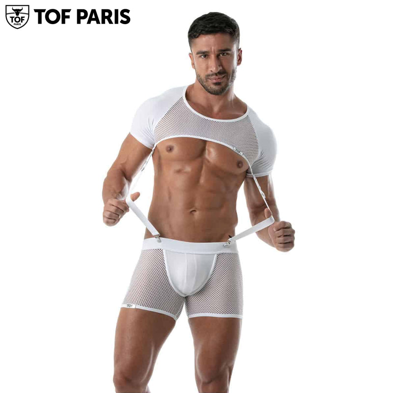 TOF Paris - Arnés completo Circuit Mesh - Blanco