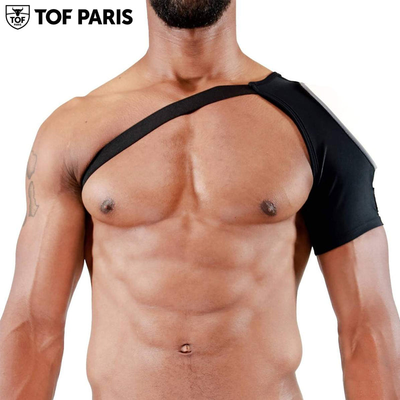 TOF Paris - Shoulder Harness Fetish - Black-White