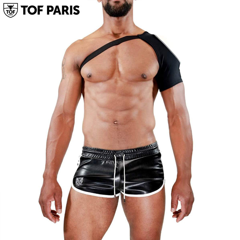 TOF Paris - Shoulder Harness Fetish - Black-White