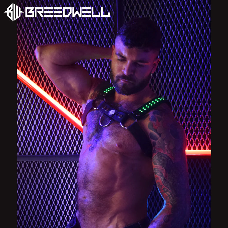 BREEDWELL - STARLIGHT BULLDOG Harness LEDs 20 Animations - Black