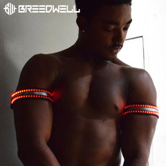 BREEDWELL-MIRROR GLOW ARMBANDS Bicepsband LED Animations