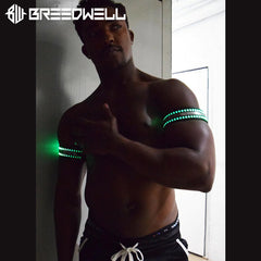 BREEDWELL-MIRROR GLOW ARMBANDS Bicepsband LED Animations