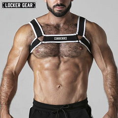 LOCKER GEAR - LOOK AT Mesh Harness - White