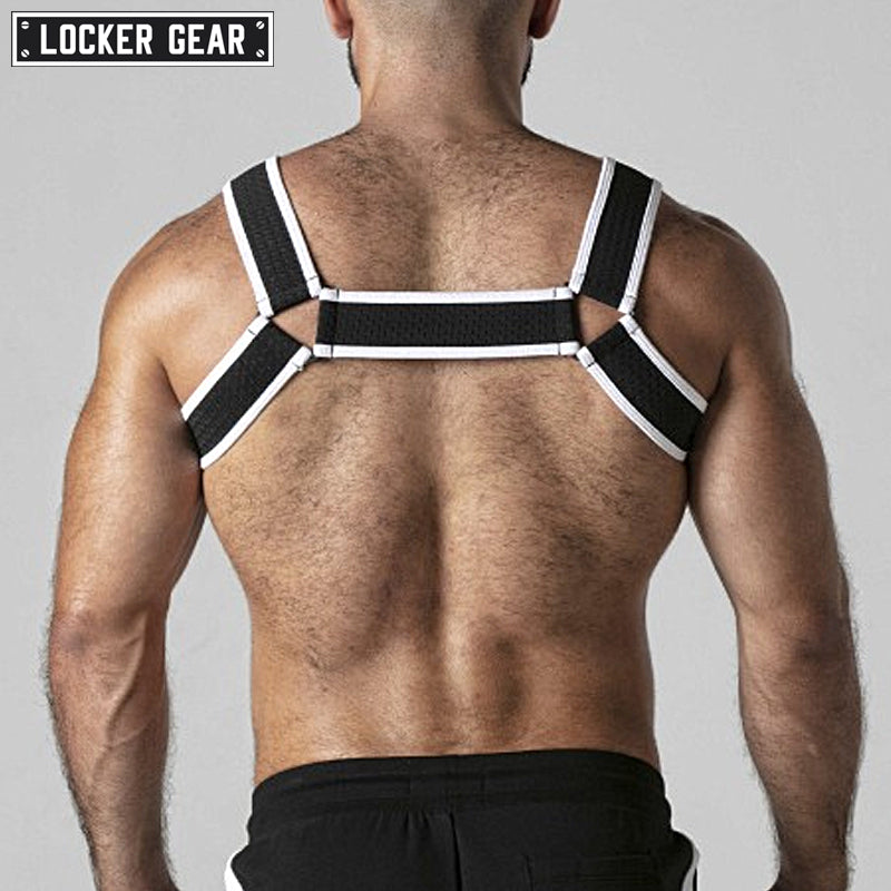 LOCKER GEAR - LOOK AT Mesh Harness - White