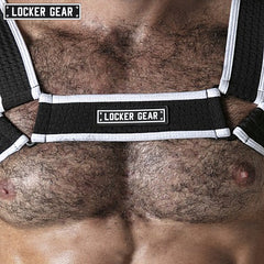 LOCKER GEAR - LOOK AT Mesh Harness - White