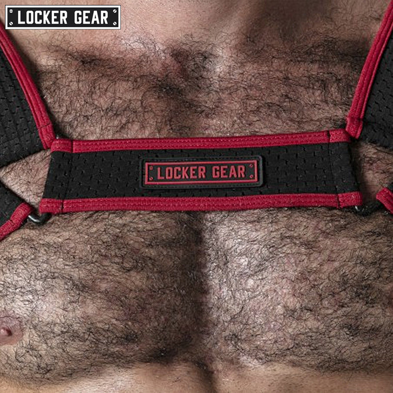 LOCKER GEAR - LOOK AT Mesh Harness - Red