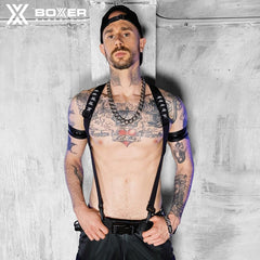 BOXER - Jeans Harness - Black