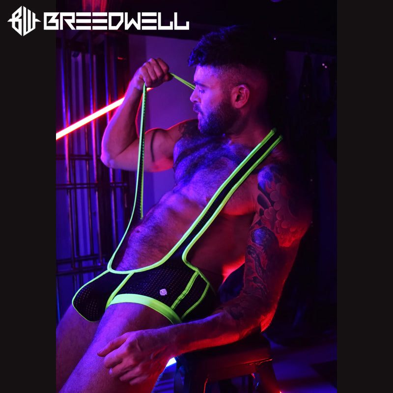 BREEDWELL-DIRTY BOY Fetish Singlet - Neon Green