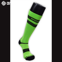 BREEDWELL - Calcetines LOGO STRIPE - Verde neón