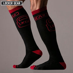 LOCKER GEAR - KEEP THEM ON Socks - Red