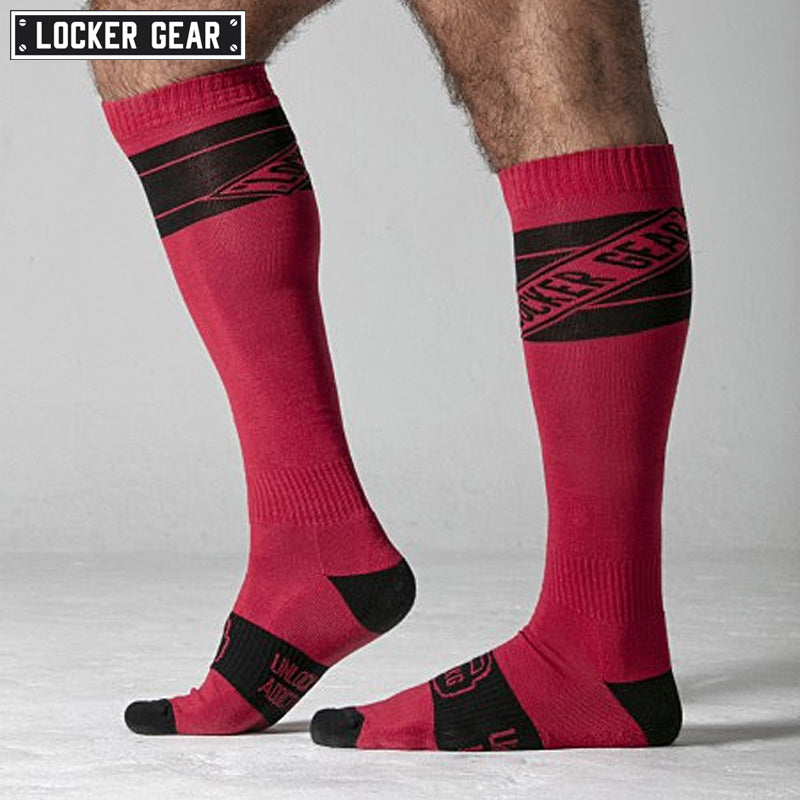 LOCKER GEAR - MÍRALES Calcetines - Rojo 