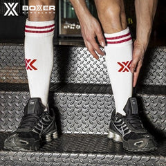 BOXER - Football SOX Socks - White/Red