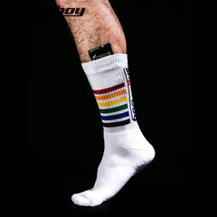 Sk8erboy - PRIDE Socken - Weiss