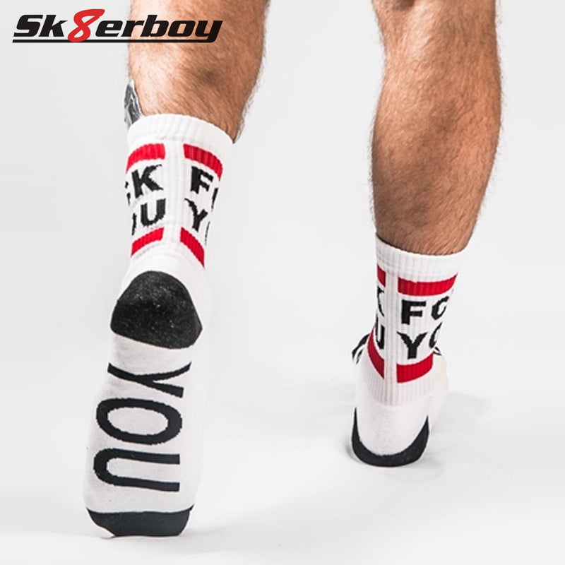 Sk8erboy - FCK YOU Socken - Weiss