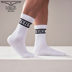 Mister B - Crew Socken Vers 2er-Pack Weiß