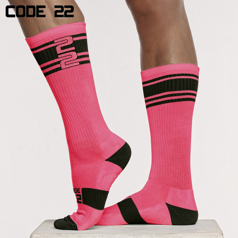 CODE22 - Neon Active Socks - Pink