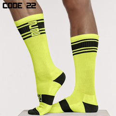 CODE22 - Neon Active Socks - Neon Gelb