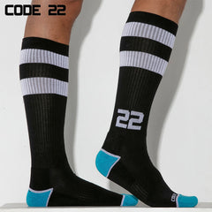 CODE22 - Calcetines retro - Negro