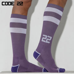 CODE22 - Calcetines retro - Morado