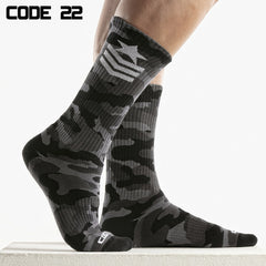 CODE22 - MILITARY Socks - Camo grau