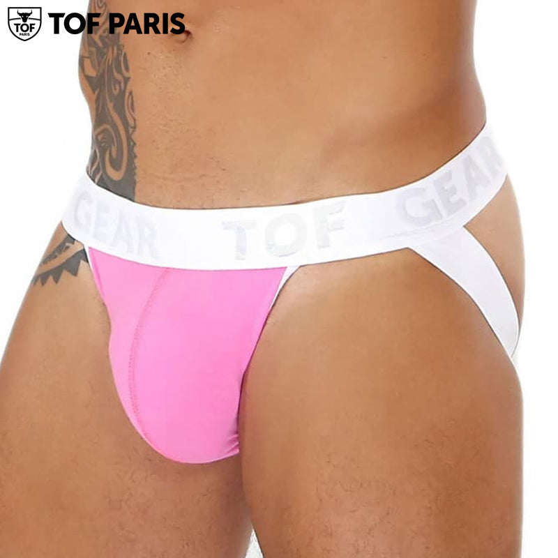 TOF Paris - Alpha Jockstrap - Pink/White