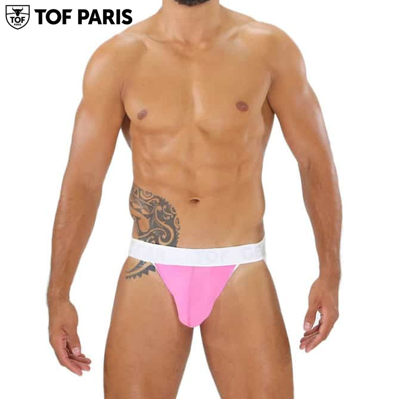 TOF Paris - Alpha Jockstrap - Pink/White