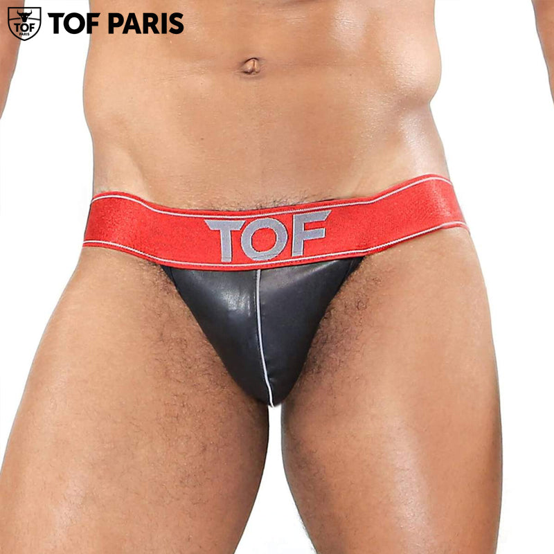 TOF Paris - Fetish Jockstrap - Black/Red